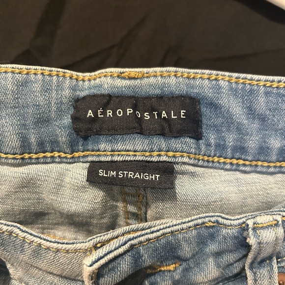 Mens Aeropostale Slim Straight Distressed Jeans 30/30 - Picture 3 of 5